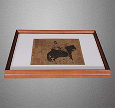 省直辖县书画装裱配框服务案例